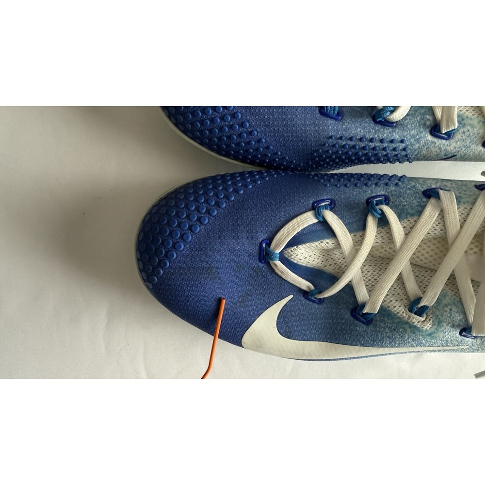 Nike Baseball Men's Size 14 Lunarlon‎ Vapor Blue Cleats Metal Spikes 852686-417 - Picture 8 of 8